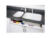 Rev A Shelf RS6581.11.11.4 11 in.L Standard Tip Out Trays One Piece White