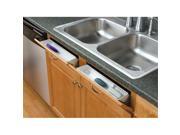 Rev A Shelf RS6572.14.15.52 14 in. Polymer Accessory and Standard Tray with Hinges Almond