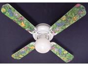 Ceiling Fan Designers 42FAN ANI TRFF New TROPICAL RAINFOREST FROGS FROG Ceiling Fan 42