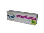 Toms Of Maine 0778167 Antiplaque and Whitening Toothpaste Spearmint 5.5 oz
