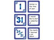 Teacher Created Resources 5075 January Polka Dots Calendar Days Story Starters Mini Pack