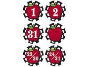 Teacher Created Resources 5212 Circles and Apples Calendar Days Mini Pack