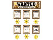 Teacher Created Resources 4866 Wanted Western Helpers Mini Bulletin Board