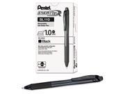 Pentel BL110A EnerGel X Retractable Roller Gel Pen Black Ink Bold