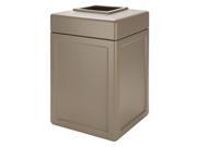 Commercial Zone Products 732102 42 gallon Square Waste Container Gray
