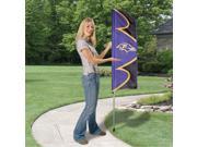 Party Animal Ravens Swooper Flags United States 42 x 13 Durable Weather Resistant UV Resistant Lightweight Dye Sublimated Polyester