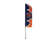 Party Animal Bears Swooper Flags United States 42 x 13 Durable Weather Resistant UV Resistant Lightweight Dye Sublimated Polyester