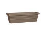 Myers itml akro Mils 24in. Chocolate Marina Box Planter MSW24000E21 Pack of 12