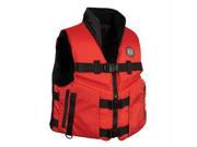Mustang Accel 100 Fishing Vest Red Black XX Large