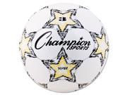 Champion Sports VIPER3 VIPER Soccer Ball Size 3 White