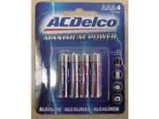 AC Delco AAA Alkaline Battery Case of 48