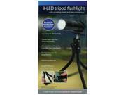 Tripod flashlight with 9 LEDs Case of 16