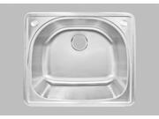 LessCare LCLT91 25 in. x 22 in. x 9 in. Top Mount Stainless Steel Sink