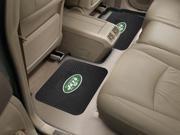 Fanmats 12317 NFL 14 in. x17 in. NFL New York Jets Backseat Utility Mats 2 Pack