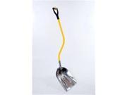 Mighty Ergo Shovel. All Metal Ergonomic Scoop. Size Large. Color Yellow