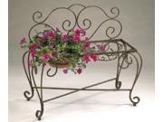 2 Pot 33 In. L x 15 In. D x 29 In. H Bench Planter D68 BE203