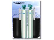 Crystal Quest CQE WH 01189 Whole House Softener Tannin 1.5 Water Filter System Stainless Steel