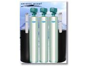 Crystal Quest CQE WH 01146 Whole House Multi Softener Nitrate 2.0 Water Filter System Stainless Steel