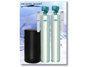 Crystal Quest CQE WH 01129 Whole House Multi Softener 1.5 Water Filter System Stainless Steel