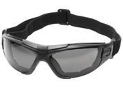 Radians Rad AS4120CS Radians 4 in 1 Foam Lined Airsoft Safety Glasses Smoke Lenses Removable Strap Temples