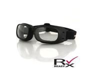 Zan Headgear BPIS01C Piston Goggle Black Frame Clear Lenses