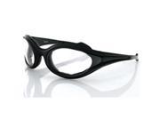 Zan Headgear ES114C Foamerz Sunglasses Black Frame Clear Anti Fog Lenses