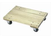 Wesco 272055 Solid Wood Dolly With 3 in. Casters 30 in. x 18 in.