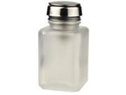 Menda 35361 ONE TOUCH SS SQUARE GLASS CLEAR FROSTED 4 OZ Dispensing Bottle