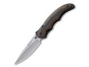 Columbia River Knife Tool CR1105 Endorser FireSafe Black Brown G 10 Handle Plain