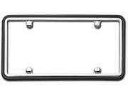 Cruiser Accessories 63350 Two Tone License Plate Frame Chrome And Black