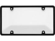 Cruiser Accessories 62051 Tuf Combo License Plate Frame and Bubble Shield Black And Clear