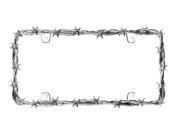 Cruiser Accessories 22230 Barbed Wire II License Plate Frame Chrome