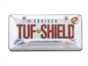 Cruiser Accessories 73100 Tuf Bubble Novelty License Plate shield Clear