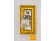 Afina Corporation ST COL YL Traditional Side Sconce Colorgrain Yellow