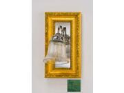 Afina Corporation ST RUS GN Traditional Side Sconce Rustic Wood Green