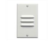 Kichler 12606WH Step and Hall Light LED Step Light Vertical Louver in White