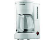 Spectrum Diversified DCM600W 5 Cup Drip Coffeemaker with Glass Carafe White