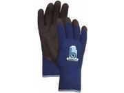 Atlas Glove Thermal Knit With Rubber Palm Blue Large