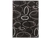 LR Resources LR80914 MW810 Adana Charcoal Rectangle 7 ft.9 in. x 9 ft.9 in. Rug