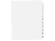 Avery Consumer Products AVE82311 Index Dividers 801 825 Side Tab 8 .50in.x11in. 25 Set WE