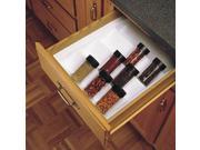 Rev A Shelf Rsst.2Gw.52 11 .38 In. Spice Tray Insert Trimmable White