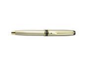 Aeropen International PW 2214F Nickel Classic Elegant Cap Off Brass Fountain Pen