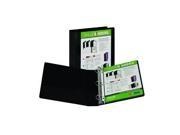 Samsill Corporation 16750 Value Plus Pocket D Ring View Binder 1.5in Black