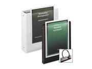 Cardinal Brands Inc CRD01100 ClearVue Round Ring Binder .63in. Capacity 11in.x8 .50in. White
