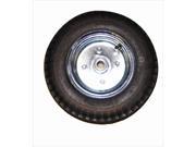 Wesco 108545 1.625 in. W x 8 in. H x 8 in. D Aluminum Center Moldon Rubber Wheels R