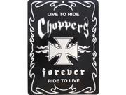 P 003 Choppers Forever Live to Ride Parking Sign PS001