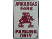 LGP 044 Arkansas Razorbacks Fans Parking Only Parking Sign PS30028