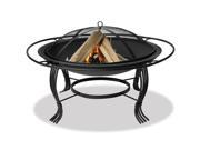 Blue Rhino Global Sourcing WAD1050SP 34.6 diameter black firepit with outer ring