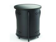 Outdoor Greatroom Company CFP42 TC GLASS Powder Coated Aluminum Table LP Tank Cover with Black Glass Top