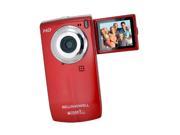 Bell & Howell T100Hdr Red Hd Camcorder Take1 With Flip Out